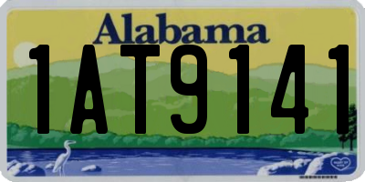 AL license plate 1AT9141