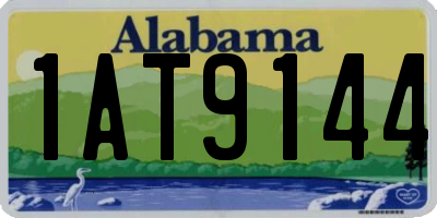 AL license plate 1AT9144