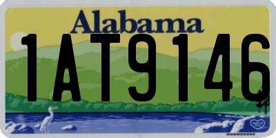 AL license plate 1AT9146