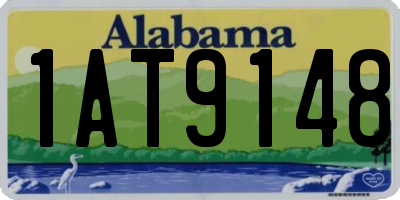 AL license plate 1AT9148