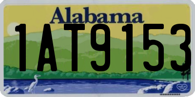 AL license plate 1AT9153