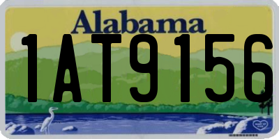 AL license plate 1AT9156