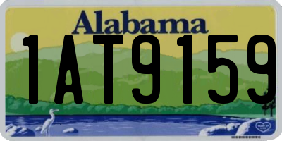 AL license plate 1AT9159