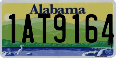 AL license plate 1AT9164