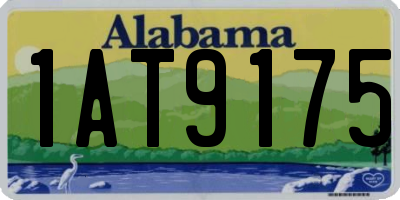 AL license plate 1AT9175