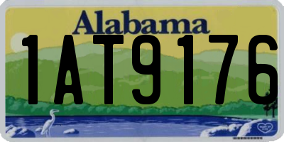 AL license plate 1AT9176