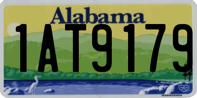 AL license plate 1AT9179