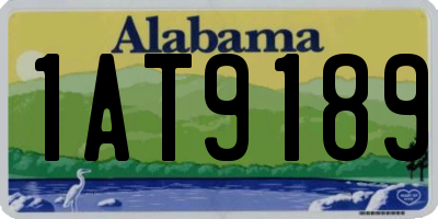 AL license plate 1AT9189