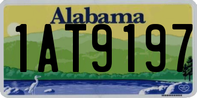 AL license plate 1AT9197