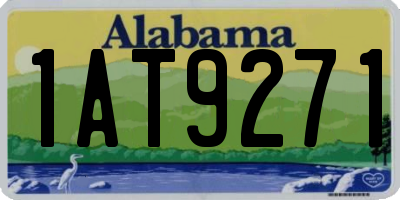 AL license plate 1AT9271