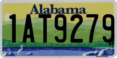 AL license plate 1AT9279