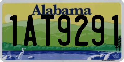 AL license plate 1AT9291