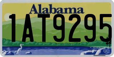 AL license plate 1AT9295