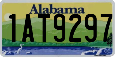 AL license plate 1AT9297