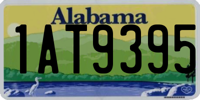 AL license plate 1AT9395