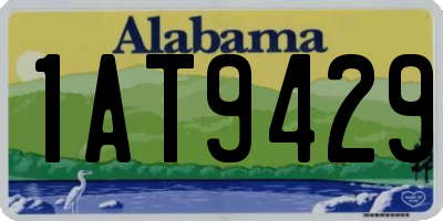 AL license plate 1AT9429