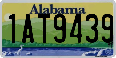 AL license plate 1AT9439