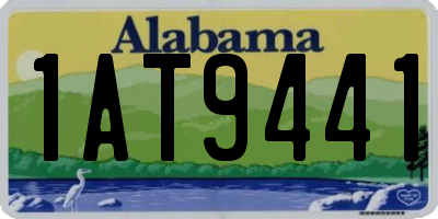 AL license plate 1AT9441