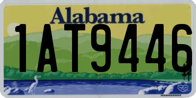 AL license plate 1AT9446
