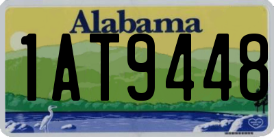 AL license plate 1AT9448