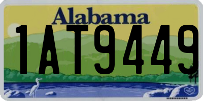 AL license plate 1AT9449