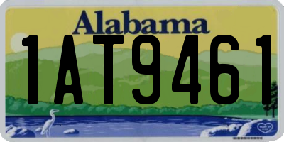 AL license plate 1AT9461