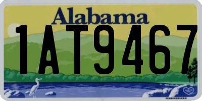 AL license plate 1AT9467
