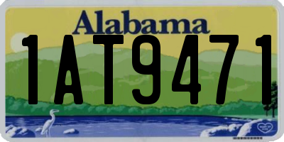 AL license plate 1AT9471