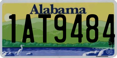 AL license plate 1AT9484
