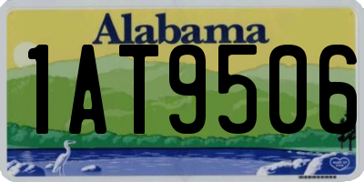 AL license plate 1AT9506