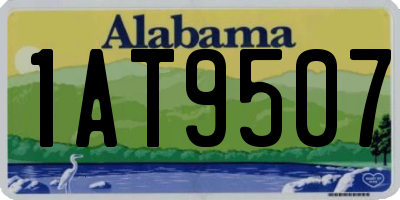 AL license plate 1AT9507