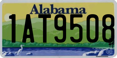 AL license plate 1AT9508