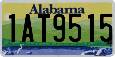 AL license plate 1AT9515