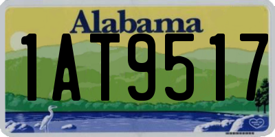AL license plate 1AT9517