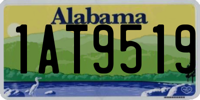 AL license plate 1AT9519