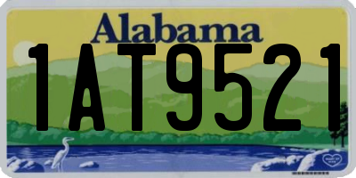 AL license plate 1AT9521