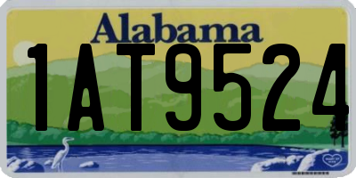 AL license plate 1AT9524