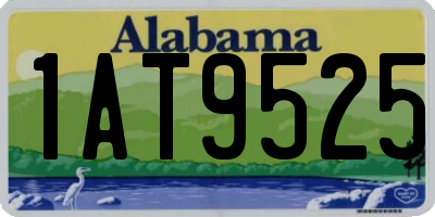 AL license plate 1AT9525
