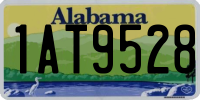 AL license plate 1AT9528