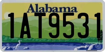 AL license plate 1AT9531