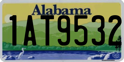 AL license plate 1AT9532