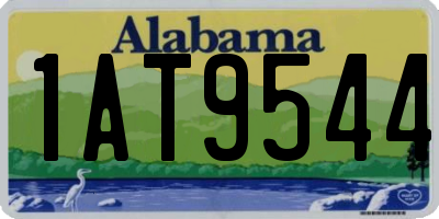 AL license plate 1AT9544