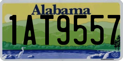 AL license plate 1AT9557