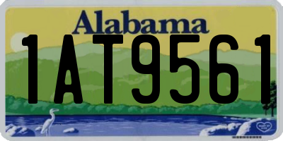 AL license plate 1AT9561