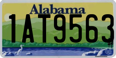 AL license plate 1AT9563