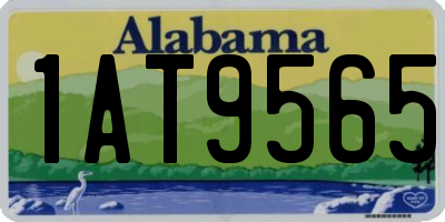 AL license plate 1AT9565