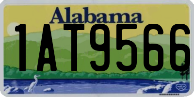 AL license plate 1AT9566