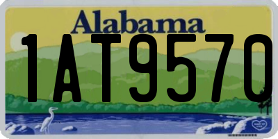 AL license plate 1AT9570