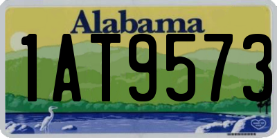 AL license plate 1AT9573
