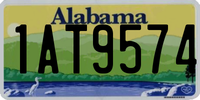 AL license plate 1AT9574
